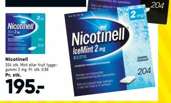 Bilka Nicotinell tilbud