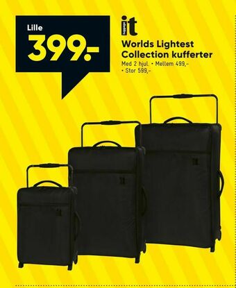 Bilka Worlds Lightest Collection kufferter tilbud