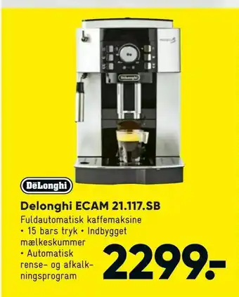 Bilka Delonghi ECAM 21.117.SB tilbud