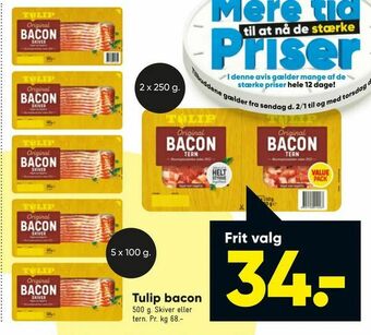 Bilka Tulip bacon tilbud