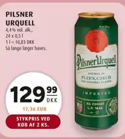 Scandinavian Park Pilsner urquell tilbud