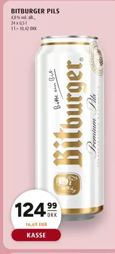 Scandinavian Park Bitburger pils tilbud
