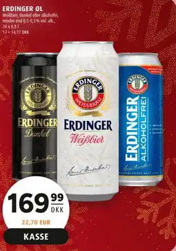 Scandinavian Park Erdinger øl tilbud