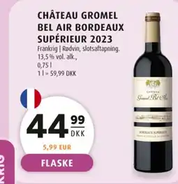 Scandinavian Park Château gromel bel air bordeaux supérieur 2023 tilbud
