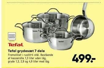 Bilka Tefal grydesæt 7 dele tilbud