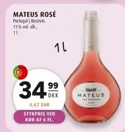 Scandinavian Park Mateus rosé tilbud
