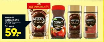 Bilka Nescafé instant kaffe tilbud