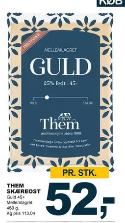 Let-Køb THEM SKÆREOST tilbud