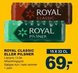 Let-Køb ROYAL CLASSIC ELLER PILSNER tilbud