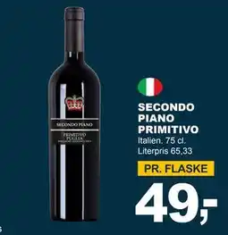 Let-Køb SECONDO PIANO PRIMITIVO tilbud