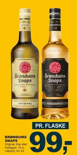Let-Køb BRØNDUMS SNAPS tilbud