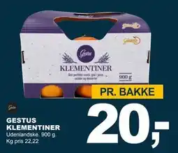Let-Køb GESTUS KLEMENTINER tilbud