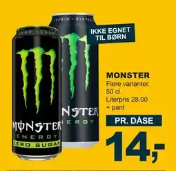 Let-Køb MONSTER tilbud