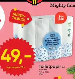 BigDollar Toiletpapir iisi tilbud