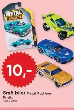 BigDollar Små biler Metal Machines tilbud