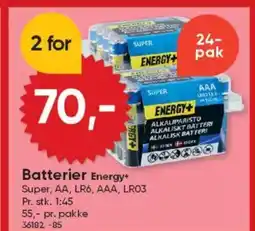 BigDollar Batterier Energy+ tilbud