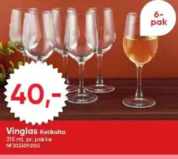 BigDollar Vinglas Kotikulta tilbud