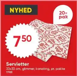 BigDollar Servietter tilbud