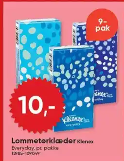 BigDollar Lommetørklæder Klenex tilbud