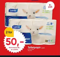 BigDollar Toiletpapir Lambi tilbud