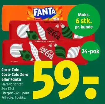 Coca-Cola, Coca-Cola Zero eller Fanta