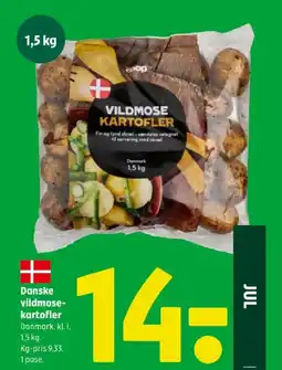 Coop 365 Danske vildmose- kartofler tilbud
