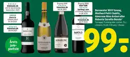 Coop 365 Burmester 10YO Tawny, Moillard Petit Chablis, Amarone Nino Ardevi eller Roberto Sarotto Barolo tilbud
