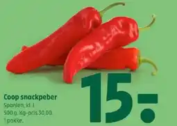 Coop 365 Coop snackpeber tilbud