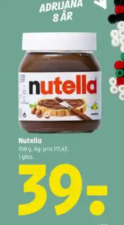 Coop 365 Nutella tilbud