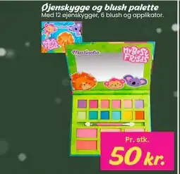 Hi five Øjenskygge og blush palette tilbud