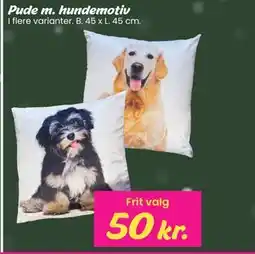 Hi five Pude m. hundemotiv tilbud