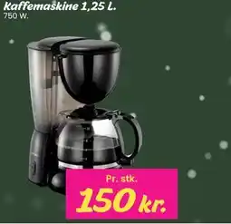 Hi five Kaffemaskine 1,25 L tilbud
