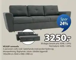 JYSK VEJLBY sovesofa tilbud