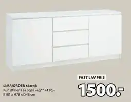 JYSK LIMFJORDEN skænk tilbud