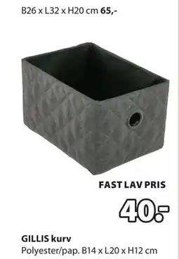 JYSK GILLIS kurv tilbud