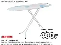 JYSK LEIFHEIT strygebræt tilbud