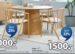 JYSK KLIPLEV spisebord tilbud