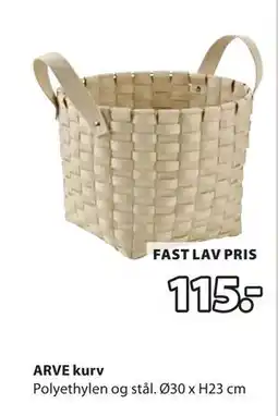 JYSK ARVE kurv tilbud