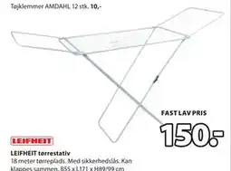 JYSK LEIFHEIT tørrestativ tilbud