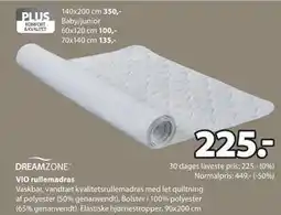 JYSK VIO rullemadras tilbud