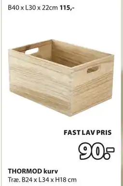 JYSK THORMOD kurv tilbud