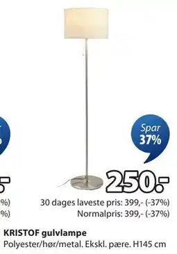 JYSK KRISTOF gulvlampe tilbud