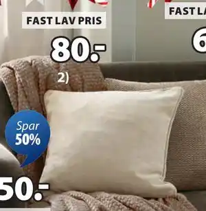 JYSK HORNFIOL pyntepude tilbud