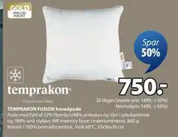 JYSK TEMPRAKON FUSION hovedpude tilbud
