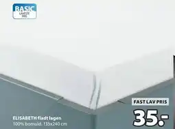 JYSK ELISABETH fladt lagen tilbud