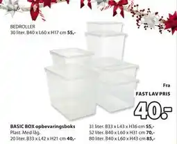 JYSK BASIC BOX opbevaringsboks tilbud