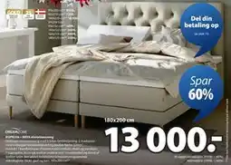 JYSK KUPELVA + BRYA elevationsseng tilbud