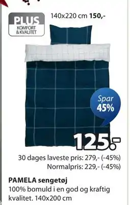JYSK PAMELA sengetøj tilbud