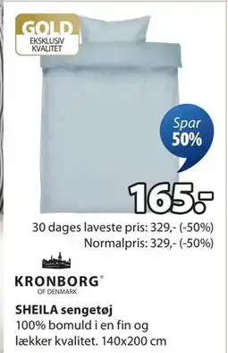 JYSK SHEILA sengetøj tilbud