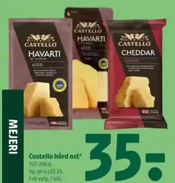 Coop 365 Castello hård ost tilbud